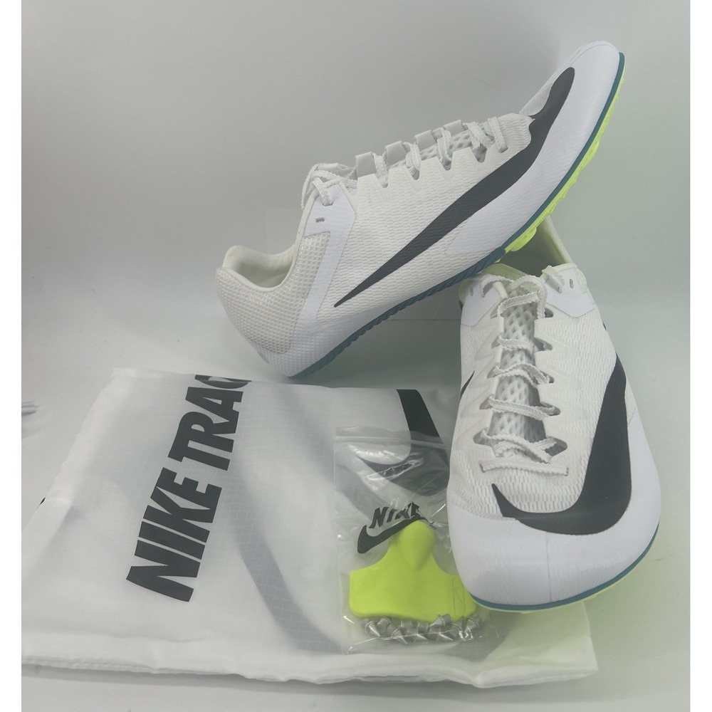 Nike‎ Zoom Rival Sprint White Track Spikes FZ9663-102 Men's 14 Women's 15.5 NEW
